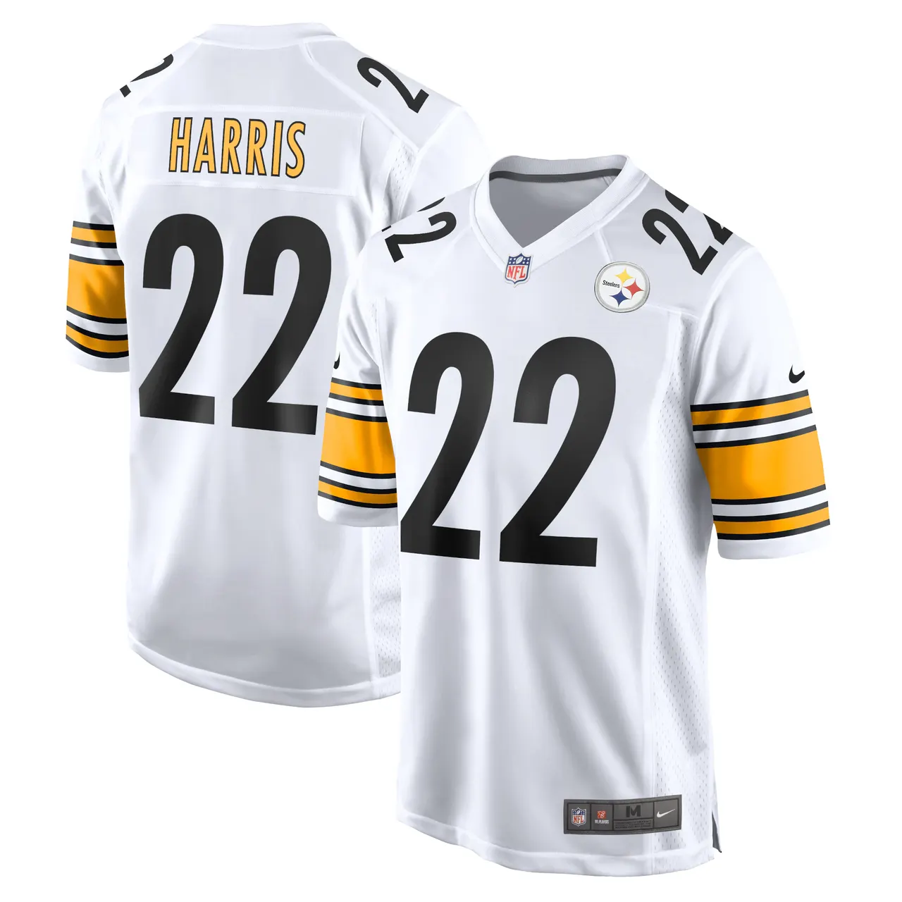 Najee Harris Pittsburgh Steelers Nike Game Jersey - Black - Image 13