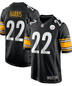 Najee Harris Pittsburgh Steelers Nike Game Jersey - Black