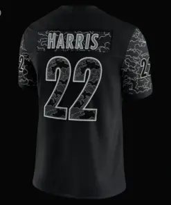Najee Harris Pittsburgh Steelers Nike RFLCTV Limited Jersey - Black - Image 7