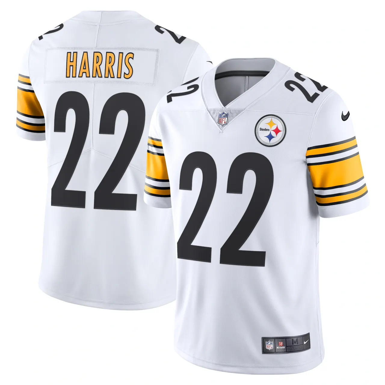 Najee Harris Pittsburgh Steelers Nike Vapor Limited Jersey - White - Image 2