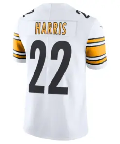 Najee Harris Pittsburgh Steelers Nike Vapor Limited Jersey - White - Image 4