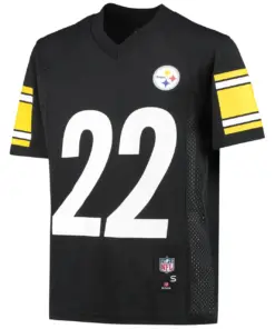 Najee Harris Pittsburgh Steelers Nike Youth Replica Player Jersey - Black - Image 3