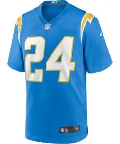 Nasir Adderley Los Angeles Chargers Nike Game Jersey - Powder Blue - Image 3
