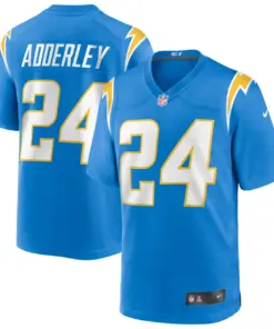 Nasir Adderley Los Angeles Chargers Nike Game Jersey - Powder Blue