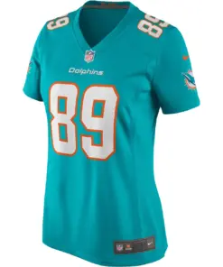 Nat Moore Miami Dolphins Nike Women's Game Retired Player Jersey - Aqua - Image 3