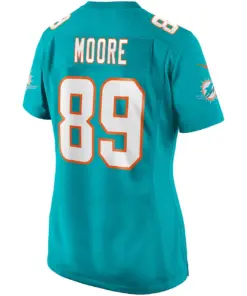 Nat Moore Miami Dolphins Nike Women's Game Retired Player Jersey - Aqua - Image 4