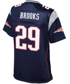 Nate Brooks New England Patriots NFL Pro Line Women's Player Jersey - Navy - Image 3