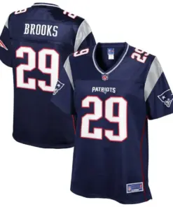 Nate Brooks New England Patriots NFL Pro Line Women's Player Jersey - Navy