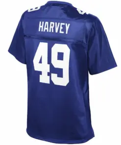 Nate Harvey New York Giants NFL Pro Line Women's Team Player Jersey - Royal Blue - Image 3