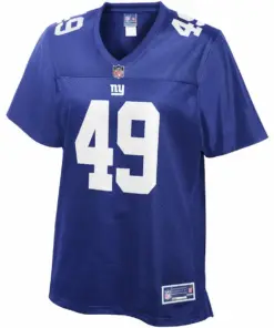 Nate Harvey New York Giants NFL Pro Line Women's Team Player Jersey - Royal Blue - Image 2