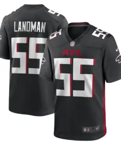 Nate Landman Atlanta Falcons Nike Game Player Jersey - Black