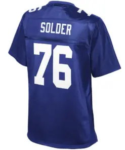 Nate Solder New York Giants NFL Pro Line Women's Player Jersey - Royal Blue - Image 3