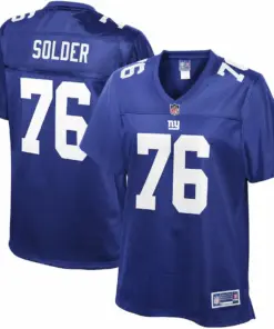 Nate Solder New York Giants NFL Pro Line Women's Player Jersey - Royal Blue