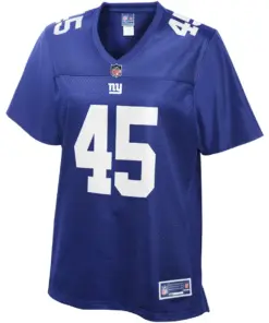 Nate Stupar New York Giants NFL Pro Line Women's Team Player Jersey - Royal Blue - Image 2