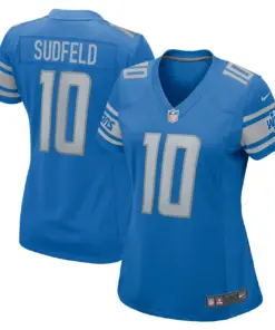 Alternative view of Nate Sudfeld Detroit Lions Nike Women's Home Game Player Jersey - Royal Blue