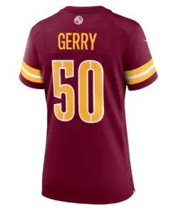 Nathan Gerry Washington Commanders Nike Women's Home Game Player Jersey - Burgundy - Image 4