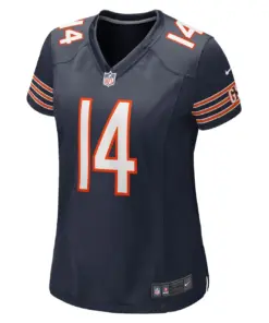 Nathan Peterman Chicago Bears Nike Women's Game Player Jersey - Navy - Image 3