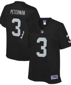 Nathan Peterman Las Vegas Raiders NFL Pro Line Women's Team Player Jersey - Black