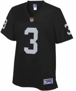 Alternative view of Nathan Peterman Las Vegas Raiders NFL Pro Line Women's Team Player Jersey - Black