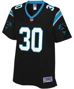Alternative view of Natrell Jamerson Carolina Panthers NFL Pro Line Women's Player Jersey - Black