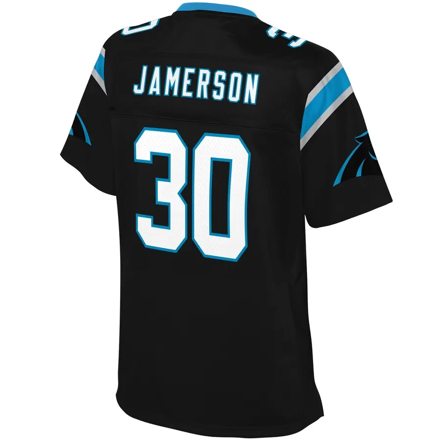 Natrell Jamerson Carolina Panthers NFL Pro Line Women's Player Jersey - Black - Image 3