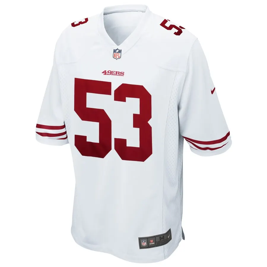 NaVorro Bowman San Francisco 49ers Nike Game Jersey - White - Image 2