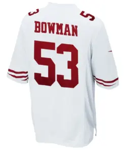 NaVorro Bowman San Francisco 49ers Nike Game Jersey - White - Image 3