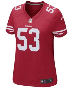 NaVorro Bowman San Francisco 49ers Nike Women's Game Jersey - Scarlet - Image 2