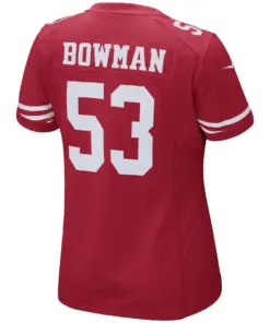 NaVorro Bowman San Francisco 49ers Nike Women's Game Jersey - Scarlet - Image 3