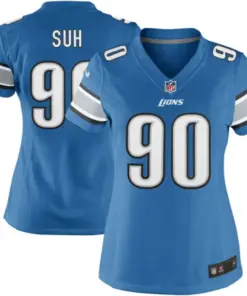 Ndamukong Suh Detroit Lions Nike Women's Limited Jersey - Light Blue