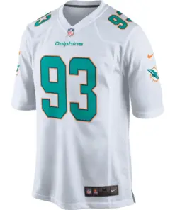 Ndamukong Suh Miami Dolphins Nike Game Jersey - White - Image 2