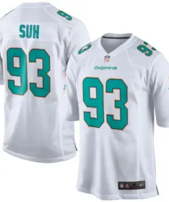 Ndamukong Suh Miami Dolphins Nike Game Jersey - White