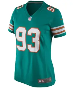 Ndamukong Suh Miami Dolphins Nike Women's Alternate Game Jersey - Aqua - Image 2