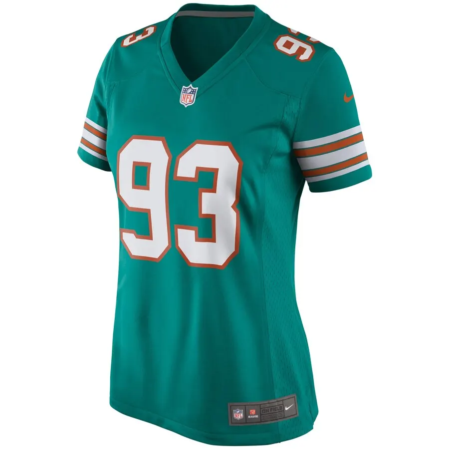 Ndamukong Suh Miami Dolphins Nike Women's Alternate Game Jersey - Aqua - Image 2