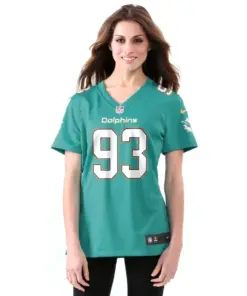 Ndamukong Suh Miami Dolphins Nike Women's Game Jersey - Aqua - Image 2