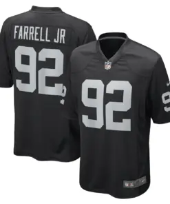 Neil Farrell Jr. Las Vegas Raiders Nike Game Player Jersey - Black