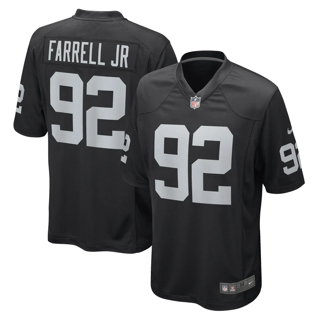 Neil Farrell Jr. Las Vegas Raiders Nike Game Player Jersey - Black - Image 2