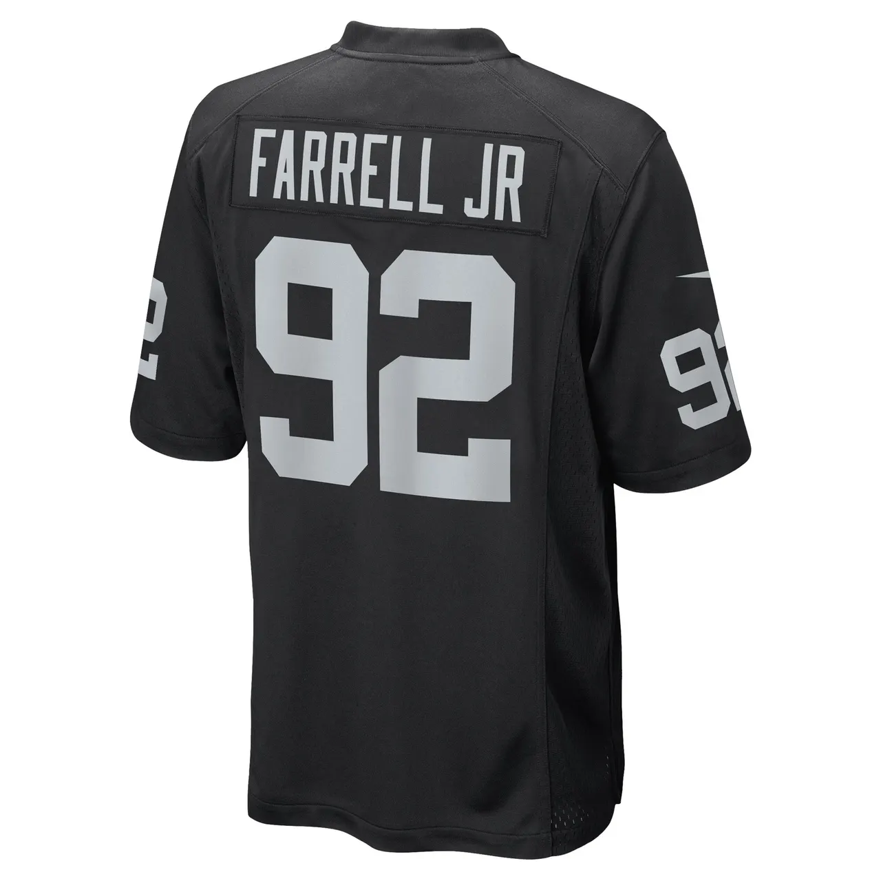 Neil Farrell Jr. Las Vegas Raiders Nike Game Player Jersey - Black - Image 4
