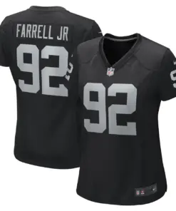 Alternative view of Neil Farrell Jr. Las Vegas Raiders Nike Women's Game Player Jersey - Black