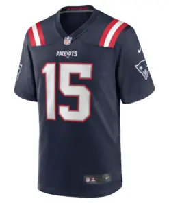 Nelson Agholor New England Patriots Nike Game Player Jersey - Navy - Image 3