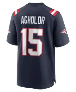Nelson Agholor New England Patriots Nike Game Player Jersey - Navy - Image 4
