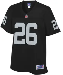 Alternative view of Nevin Lawson Las Vegas Raiders NFL Pro Line Women's Team Player Jersey - Black