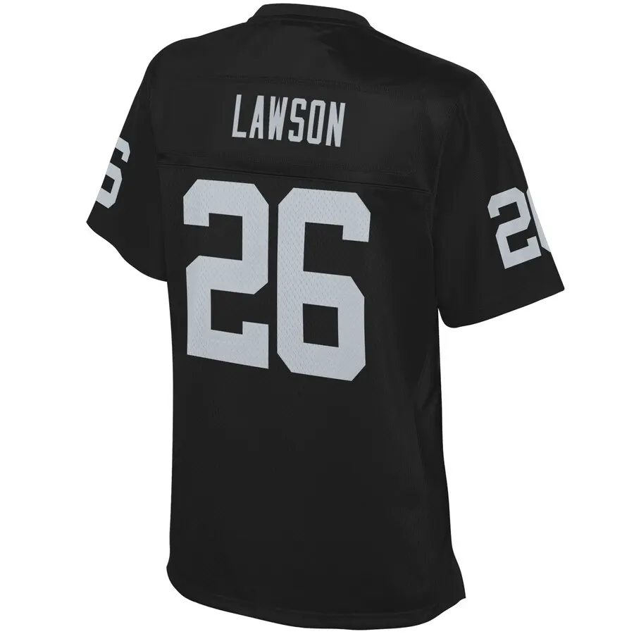 Nevin Lawson Las Vegas Raiders NFL Pro Line Women's Team Player Jersey - Black - Image 3