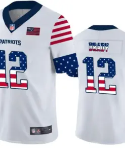 Brady New England Patriots Nike Throwback Jersey - White