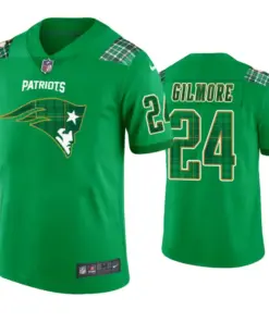 Stephon Gilmore New England Patriots Nike St. Patrick's Day Jersey - Kelly Green