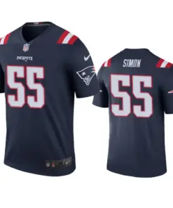 John Simon New England Patriots Nike Color Rush Legend Jersey - Navy