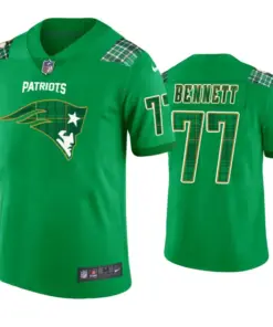 Michael Bennett New England Patriots Nike St. Patrick's Day Jersey - Kelly Green