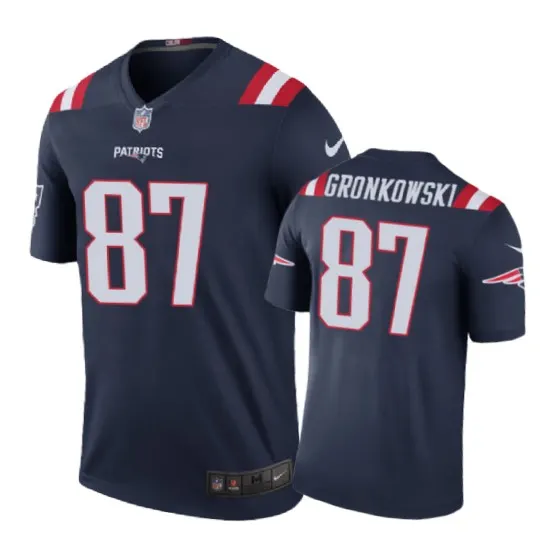 Rob Gronkowski New England Patriots Nike Color Rush Jersey - Navy