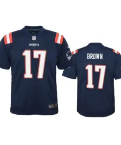 Antonio Brown New England Patriots Nike Color Rush Game Jersey - Navy