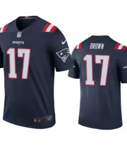 Antonio Brown New England Patriots Nike Color Rush Legend Jersey - Navy
